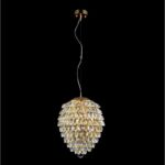 CHARME SP3+3 LED GOLD/TRANSPARENT