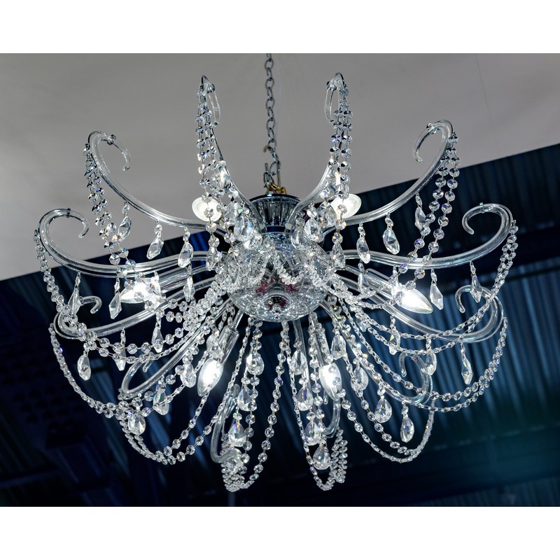 Светильник Crystal Lux CRYSTAL LUX-IMPERIA PL6 CHROME/TRANSPARENTE